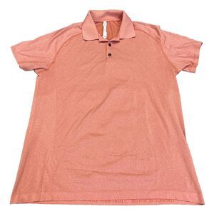 Lululemon Shirt Men's Size XL Polo Performance Short Sleeve